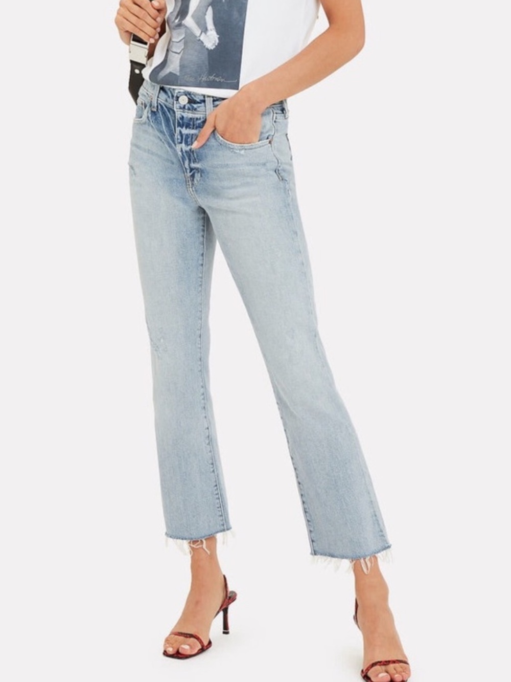 Trave Colette Wild Thing Kick Flare Crop Jean